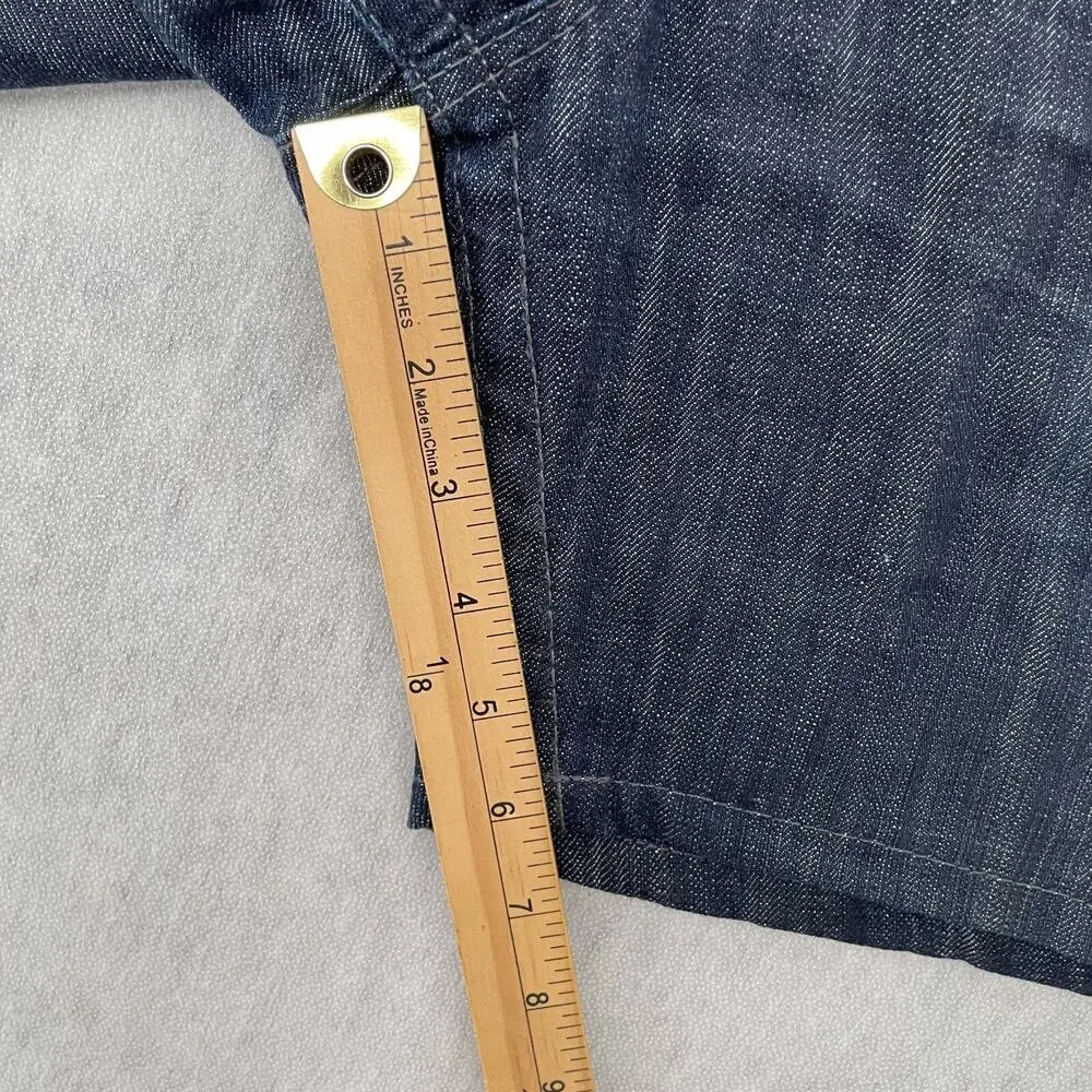True Religion Shorts Adult 38 Blue Jean Bobby Denim Made In USA Mens